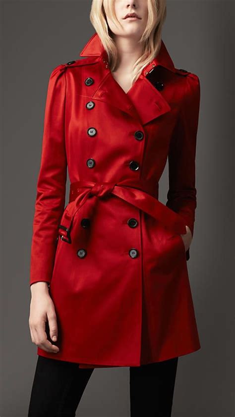 burberry trinch rosso|burberry crepe trench coat.